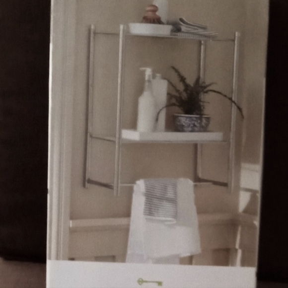 Threshold Wall Shelf with Towel Bar Chrome Finish - Picture 2 of 7